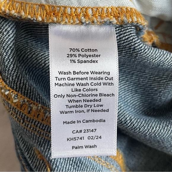 Talbots Plus Petite Denim Skirt Women’s 16 Blue Button Sailor Chic Office Mini - Picture 12 of 12